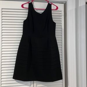 LOFT Sleeveless Black Dress